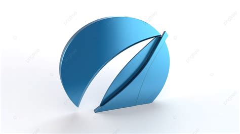 Blue Anodized 3d Rendered Sign With Matte Texture Back Slash Symbol On White Background, Metal ...