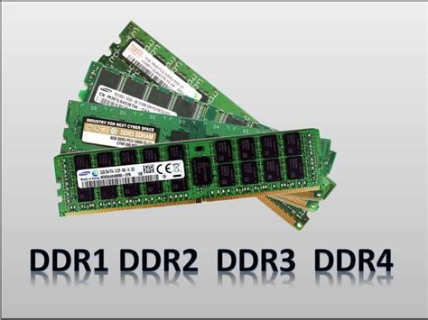 What Is The Difference Between SDRAM, DDR1, DDR2, DDR3 and DDR4?