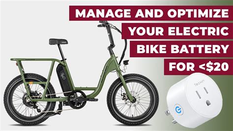 How To Manage and Optimize Your Electric Bike Battery Life for $20 ...