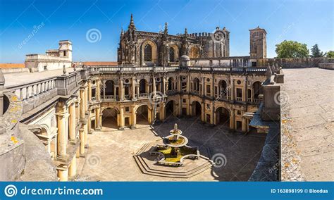 Medieval Templar Castle in Tomar Editorial Stock Image - Image of ...