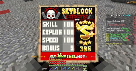 Dungeons, Perfect Score 305 – Hypixel Skyblock - Sirknightj