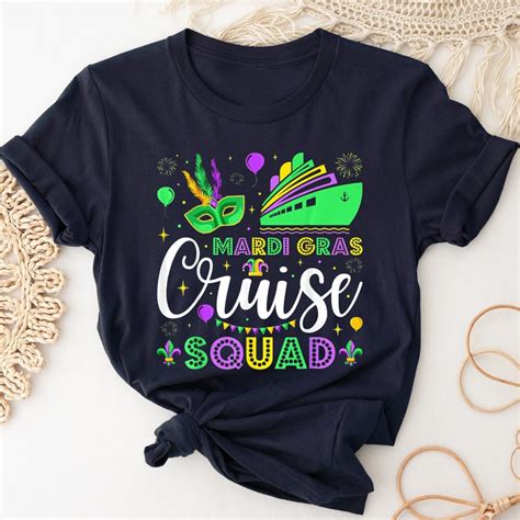 Mardi Gras Cruise Squad 2023 Shirts, Mardi Gras 2023, Family Vacation ...