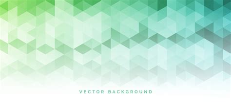 Abstract banner web green gradient geometric hexagon pattern technology ...