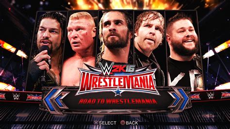 WWE 2K16 Road To Wrestlemania 32 - PS4/XB1 Notion | Road to ...