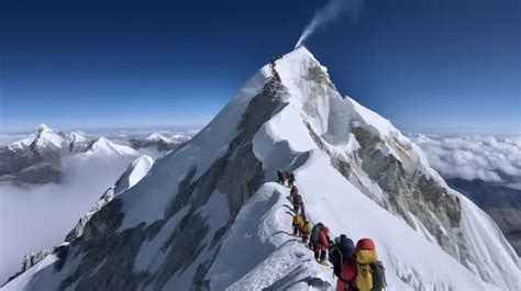 The First Team Of Mt Everest Climbers Reached The Summit Of Mount Everest Background, Picture Of ...