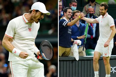 Classy Andy Murray hands match-worn shirt to two fans who cheered him ...