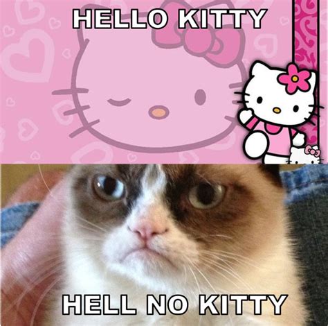 Hello Kitty vs Grumpy Cat