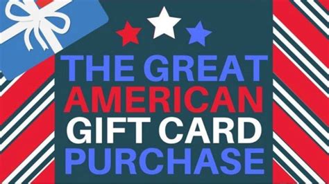 Great American Gift Card Purchase Supports Local Businesses