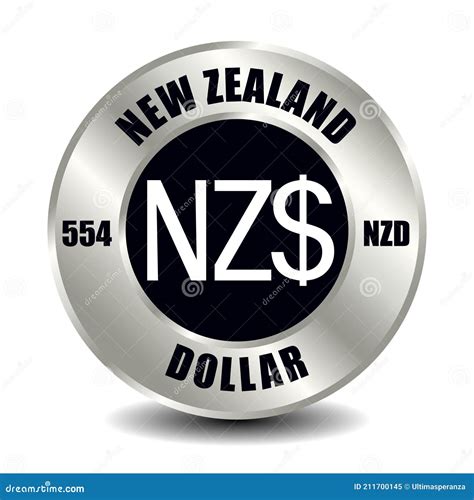 New Zealand dollar NZD stock vector. Illustration of international ...