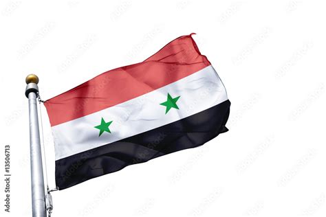 drapeau syrie Stock Photo | Adobe Stock