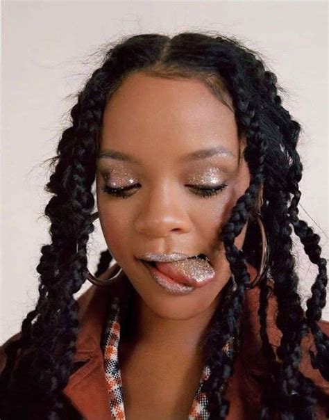 20 Beautiful Rihanna Braids Hairstyles that will Inspire you - Claraito's Blog