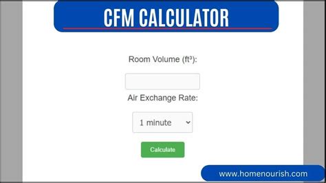 The Perfect CFM Airflow Easy-to-Use Online Calculator