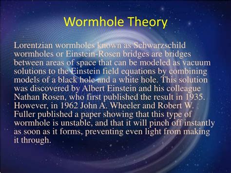 PPT - Wormhole PowerPoint Presentation - ID:5251021