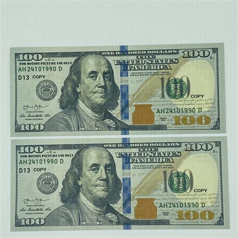 Realistic Prop money-Full printed double sided new fake stack (300PCS $100) - Replicas ...