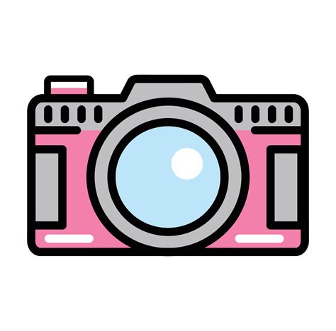 Camera pink icon Flat sign 12717409 Vector Art at Vecteezy