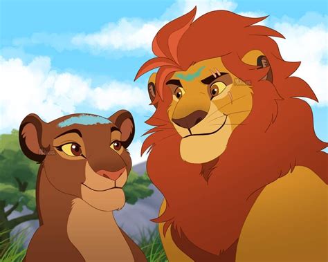 King Kion And Queen Rani by Mikaces on DeviantArt | Lion king fan art, Lion king art, Lion king