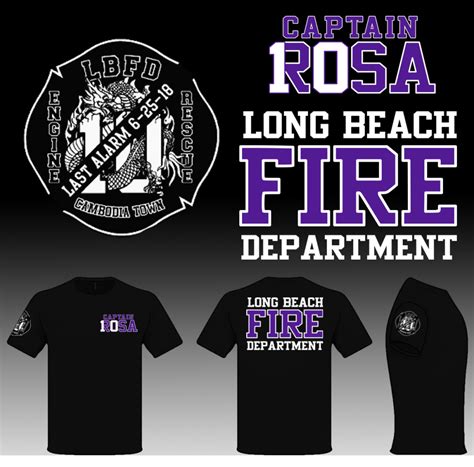 Long Beach Fire Department sells shirts to raise money for Capt. David ...