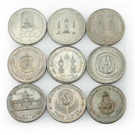 Thailand 10 baht set of 20 coins | Coinsberg