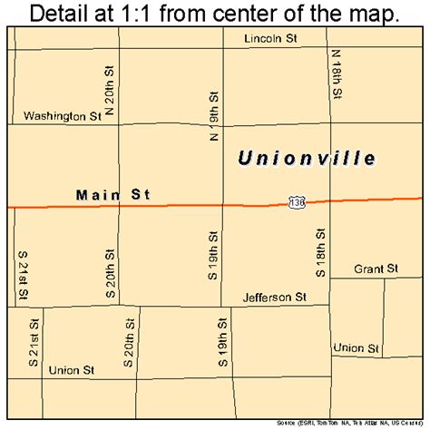 Unionville Missouri Street Map 2975166