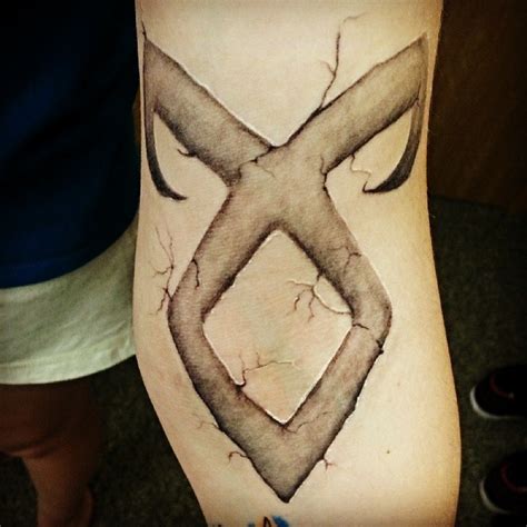 FYeahTattoos.com — My Mortal Instruments Angelic Rune tattoo. Done by...