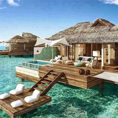 Dreaming about this overwater bungalow in the Maldives 🌴👙 📷 Conrad ...