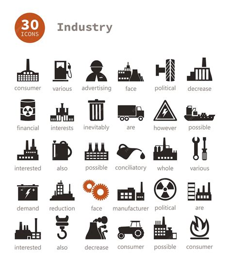 Premium Vector | Industrial icons9