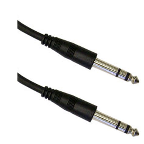 Cable, 1/4" Stereo, male / male, 6' - Compatible Cable Inc