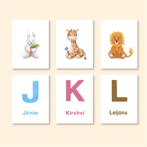 Children finnish alphabet and educational cards on Behance