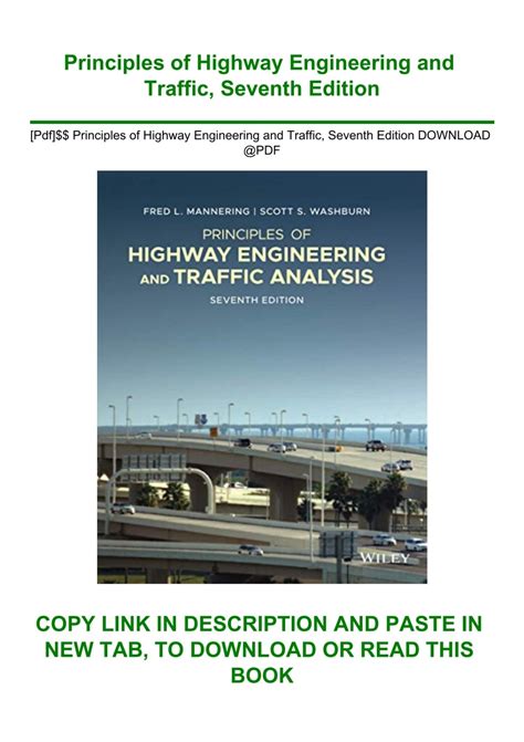 [Pdf]$$ Principles of Highway Engineering and Traffic Seventh Edition DOWNLOAD @PDF