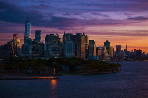 New York Skyline Sunrise | Stock image | Colourbox