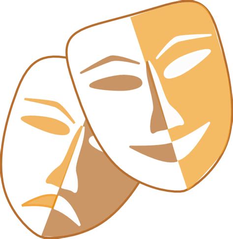 Theatre Masks Clip Art at Clker.com - vector clip art online, royalty free & public domain