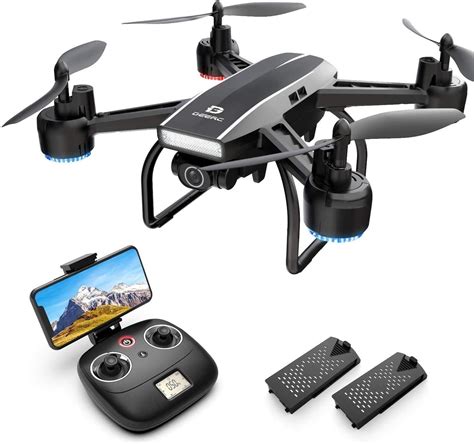 DEERC D50 Drone for Adults with 2K UHD Camera FPV 120° FOV 1080P Live ...