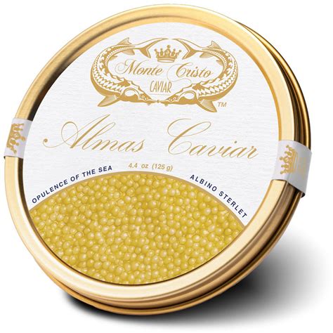 Almas Caviar 4.4oz / 125g – Monte Cristo Caviar, Inc.