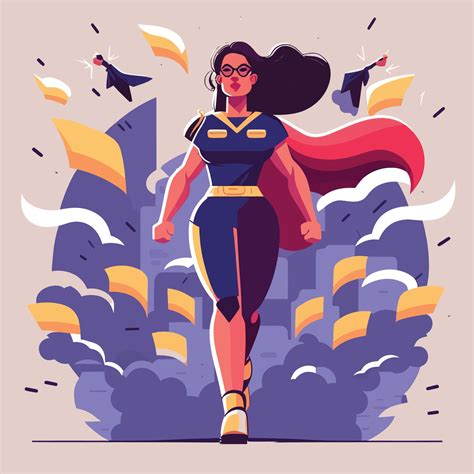 Superwomen vector illustration for poster, banner, t shirt design etc. International women's day ...