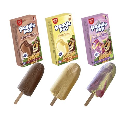 Freeze Dried Paddlepop Twin Pack (Rainbow, Chocolate, Banana) - Aussie Freeze Dried