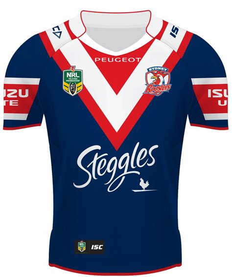 Sydney Roosters NRL Men's Home Jersey 2014 ISC