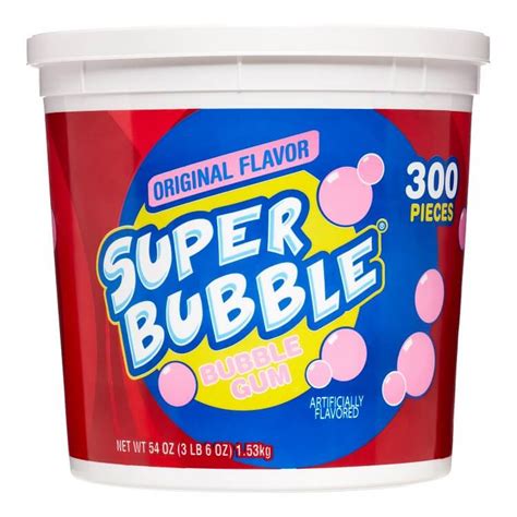 Bubble Bubble Gum Original Super 300 Count | Bubble Gum | Sweetservices.com