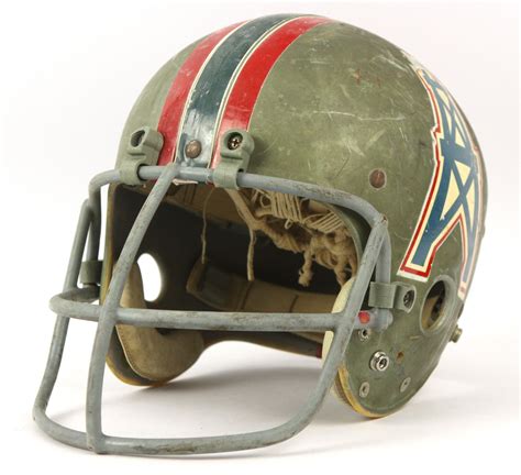 Lot Detail - 1966-71 Houston Oilers Game Worn Helmet (MEARS LOA)