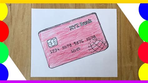 How To Draw A Credit Card - MeaningKosh