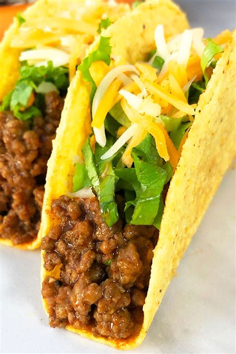 Traditional Mexican Ground Beef Taco Recipe - Infoupdate.org