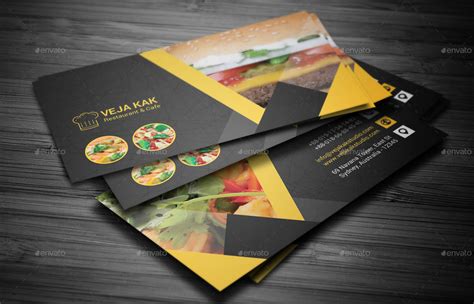 Restaurant Business Card by vejakakstudio | GraphicRiver