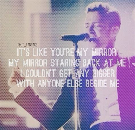 Lyric Of Justin Timberlake Mirror - LYRICE