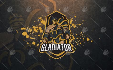 Gladiator Mascot Logo | Gladiator eSports Logo For Sale - Lobotz LTD