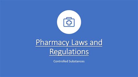 Pharmacy Laws and Regulations: Controlled Substance Documentation - YouTube