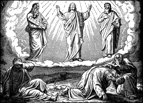 The Transfiguration - Peter, James, and John Hide Their Faces | ClipArt ETC