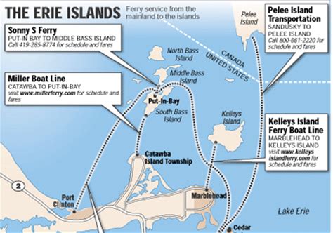 Pelee Island Ferry Schedule 2024 - carte btp