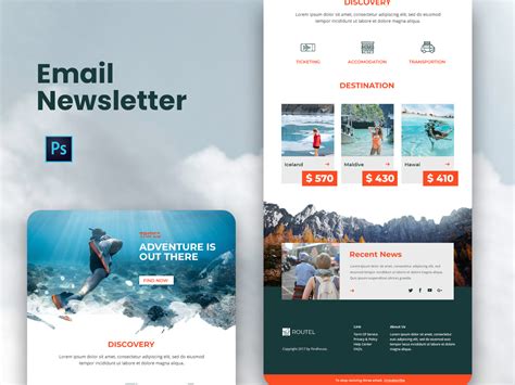 Email Newsletter Design by UICreative on Dribbble