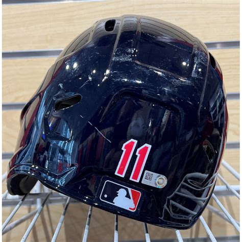 Team Issued Batting Helmet - #11 | Cleveland Guardians Auctions