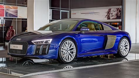 Beautiful Blue 2016 Audi R8 V10 in Germany - GTspirit