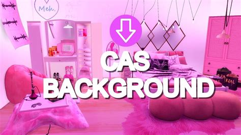 GIRLY PINK ROOM CAS BACKGROUND DOWNLOAD | THE SIMS 4 | Sims, Sims 4, Tumblr sims 4